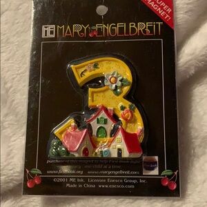 Mary Engelbreit Enseco Super Magnet #3 (Three)